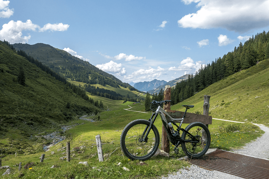 Mountain biking